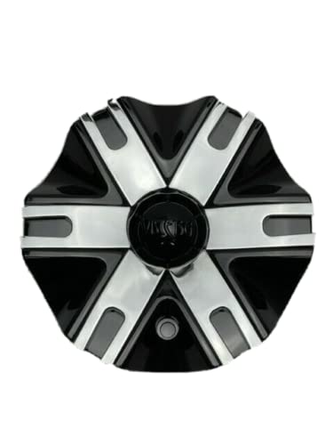 Viscera VSC 841 Gloss Black Chrome Inserts Wheel Center Cap EMR0841-CAR-CAP - Wheel Center Caps