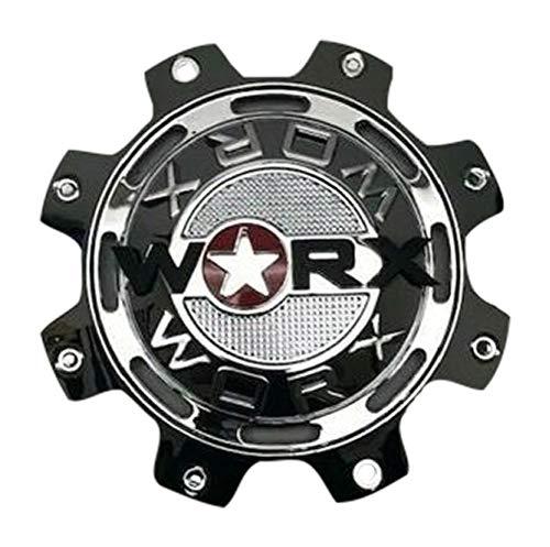 Worx by Ultra 8 Lug Chrome Wheel Center Cap 30171765F-A Flat Type - wheelcentercaps