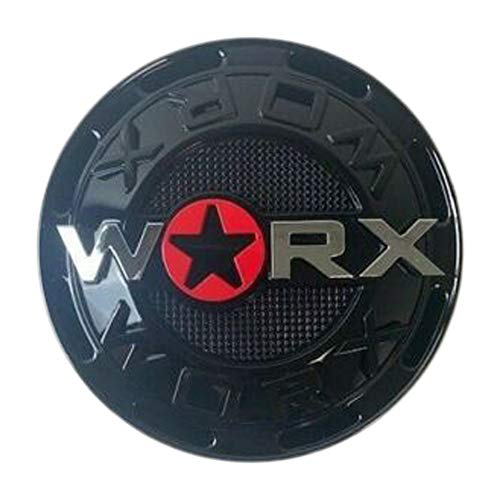 Worx by Ultra 8 Lug Gloss Black Wheel Center Cap 30171765F-A Tall LG1207-40 - wheelcentercaps