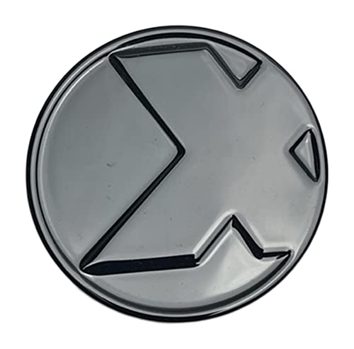 X Wheels 462K67-B Gloss Black Wheel Center Cap White Diamond STR - Wheel Center Caps