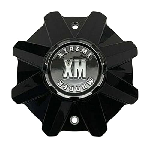 Xtreme Mudder Gloss Black Wheel Center Cap 1103-20-CAP LG1607-49 - wheelcentercaps