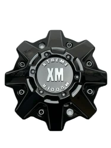 Xtreme Mudder Gloss Black Wheel Center Cap 1103-320-XM - Wheel Center Caps