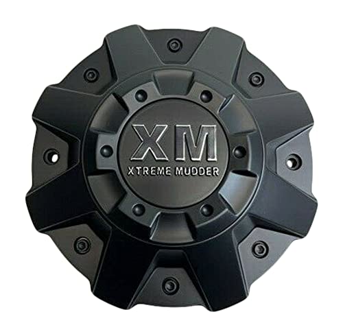Xtreme Mudder Matte Black Wheel Center Cap C-864-1-XG C-5240-1-SG C-5240-2-SG - wheelcentercaps