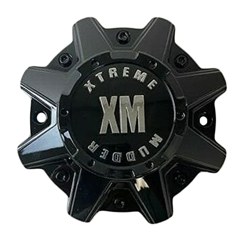 Xtreme Mudder Wheels CW0396 CW0396-XM Gloss Black Wheel Center Cap - wheelcentercaps