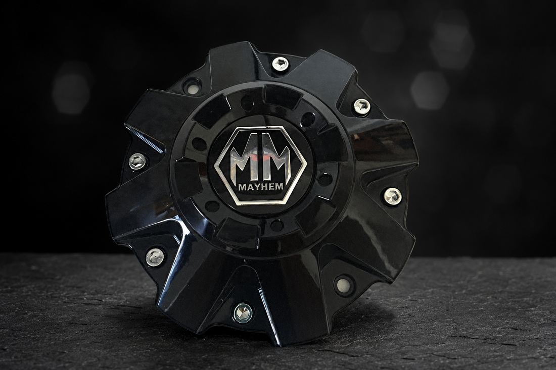 Mayhem Wheels Gloss Black C108040B01 806804B C-231-2 C-231-1-2 Center Cap editorial center cap identification guide