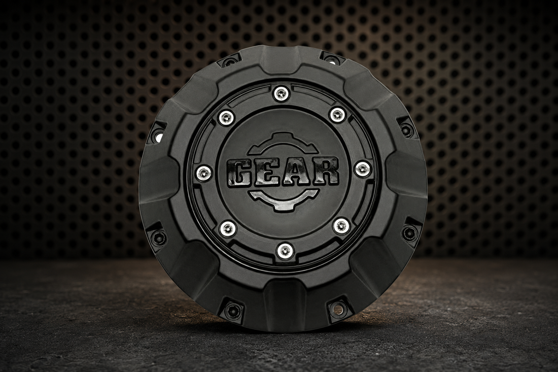 Gear Matte Black and Gloss Black Logo Wheel Center Cap 311L206 S1311-02 310L206-2 editorial center cap identification guide