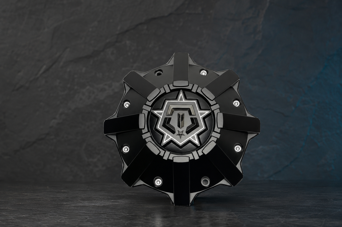 TIS Matte Black Wheel Center Cap 6056B212 S1209-08 1849L212 HT-005-77 editorial center cap identification guide