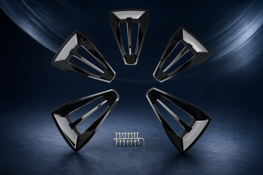 Performance OE Replicas PR212 22 Inch Wheel Gloss Black Inserts Set of 5 product photo