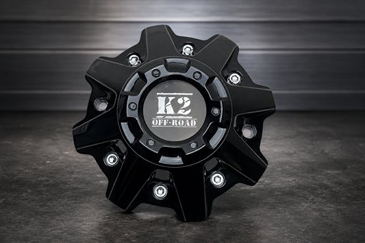 K2 Off-Road Gloss Black Wheel Center Cap CAP-903L210 903L210-SG 903L196-SG replacement wheel center cap part CAP-903L210