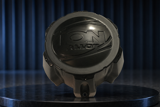 Ion Alloy 6 Lug C101711MB C202202 Matte Black Wheel Center Cap replacement wheel center cap part C101711MB