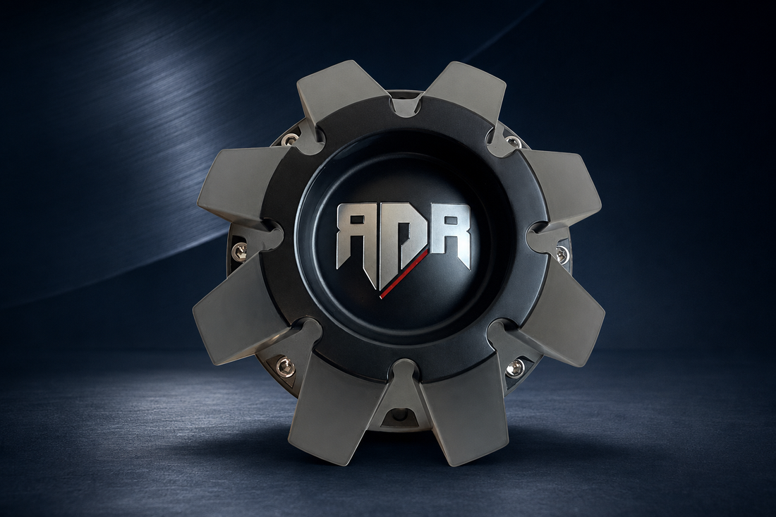 RDR Wheels CBRD1-2P Matte Black Finish replacement wheel center cap part CBRD1-2P