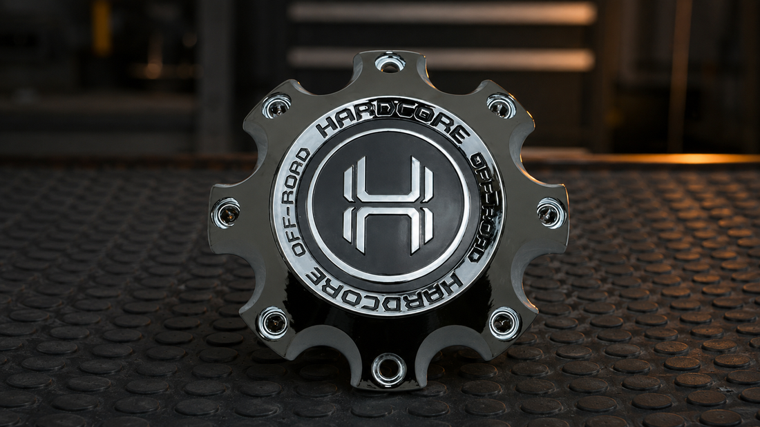 Hardcore Off-Road HD-CAP-8H-165 chrome wheel center cap editorial identification guide