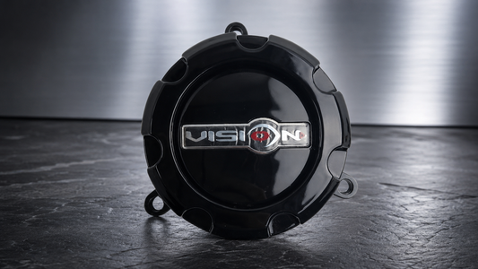 Vision Wheels C398GB-6 Gloss Black Center Cap replacement wheel center cap part C398GB-6