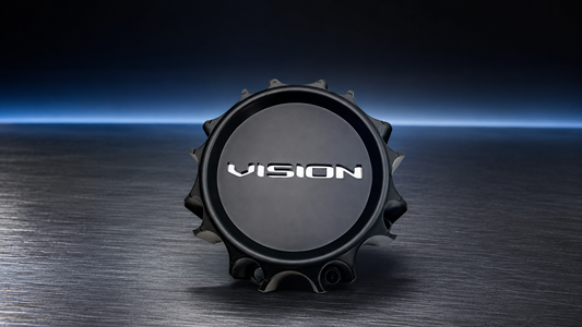Vision Wheels C353MB-8V C353-8V-UP Matte Black Center Cap replacement wheel center cap part C353MB-8V