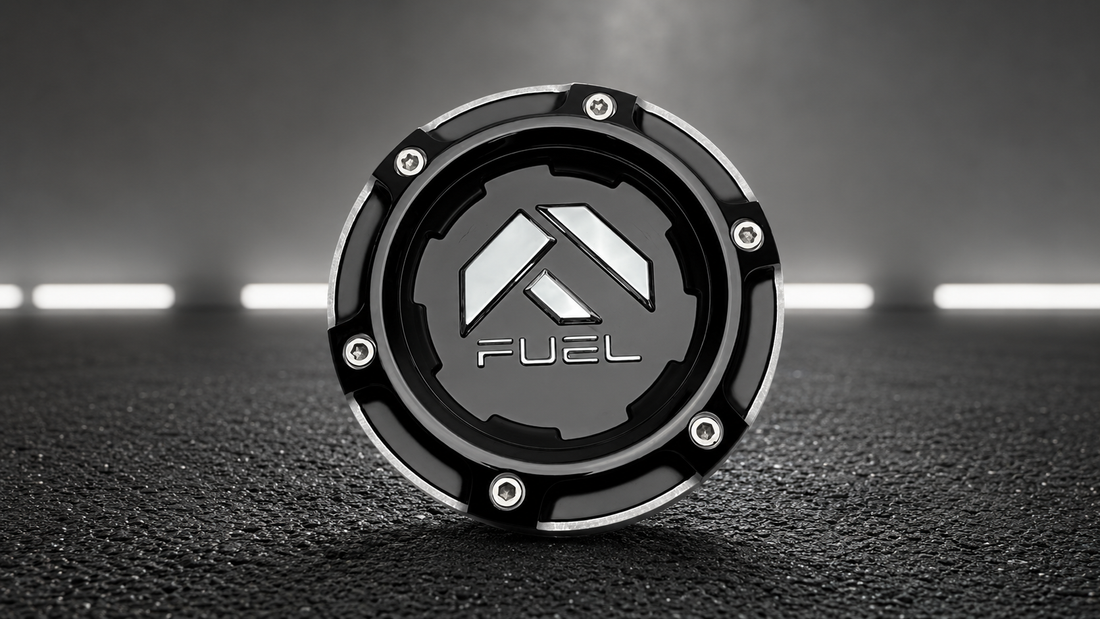 Fuel Offroad Wheels 1005-49TNBL 1005-58 Gloss Black and Chrome Center Cap replacement wheel center cap part 1005-49TNBL