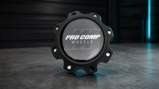 Pro Comp Flat Matte Black 8 Lug Wheel Center Cap 6031CAP1 703186502 replacement wheel center cap part 6031CAP1
