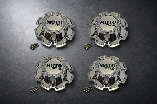 Moto Metal 4 Pack Cap M-793 M793CHROME Wheel Center Cap replacement wheel center cap part M-793