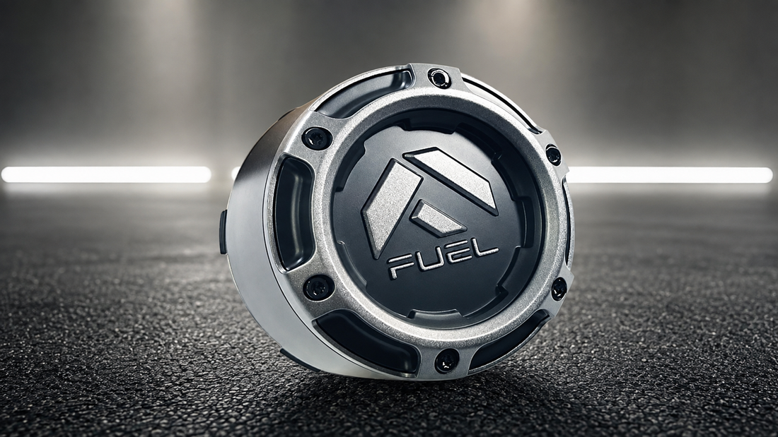 Fuel Offroad Wheels 1005-50SGD Matte Black and Gray Center Cap 8 Lug replacement wheel center cap part 1005-50SGD