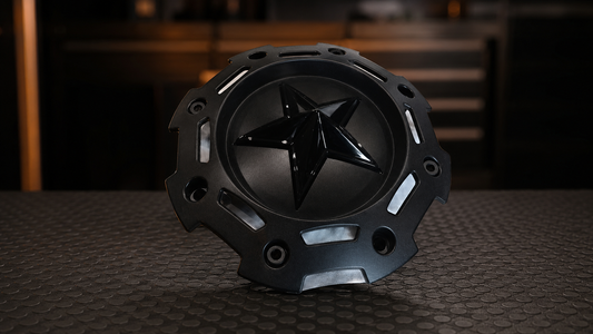 XD SERIES KMC 811 Rockstar 2 Matte Black w Black Star Center Cap SC-198 SC-190 replacement wheel center cap part SC-198