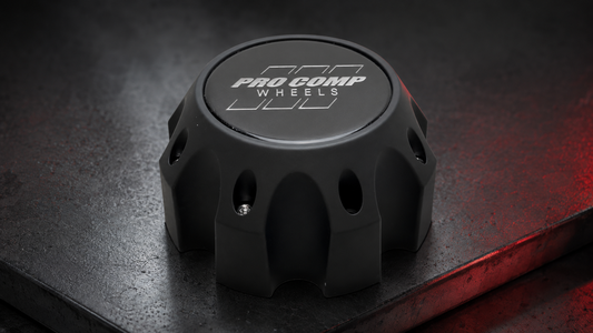 Pro Comp Flat Black Wheel Center Cap 703186502 6031CAP1 S909-16 Resin Logo replacement wheel center cap part 703186502
