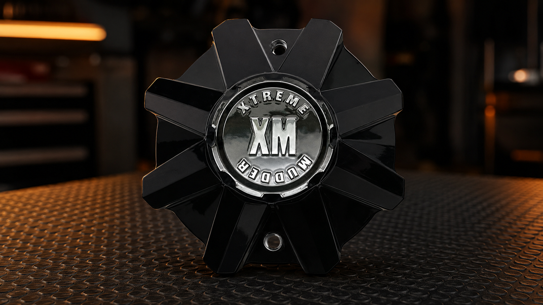 Xtreme Mudder Gloss Black Wheel Center Cap 1103-20-CAP LG1607-49 replacement wheel center cap part 1103-20-CAP