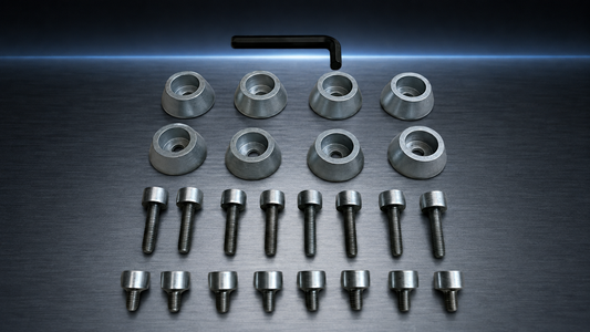 Ballistic Jester 814 Silver Bolt Kit 8 PCS Kit with Hardware product photo