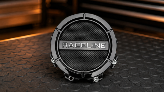 Raceline Gloss Black Wheel Center Cap C318L161S replacement wheel center cap part C318L161S
