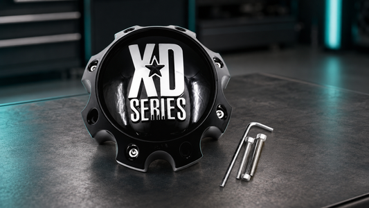 KMC XD Series 1079L170 LG1301-05 1079L170GB Gloss Black 8 Lug Center Cap replacement wheel center cap part 1079L170
