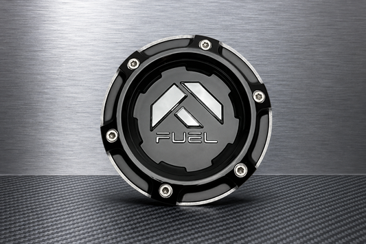 Fuel Offroad Wheels 1005-49NBL Gloss Black and Chrome Center Cap replacement wheel center cap part 1005-49NBL