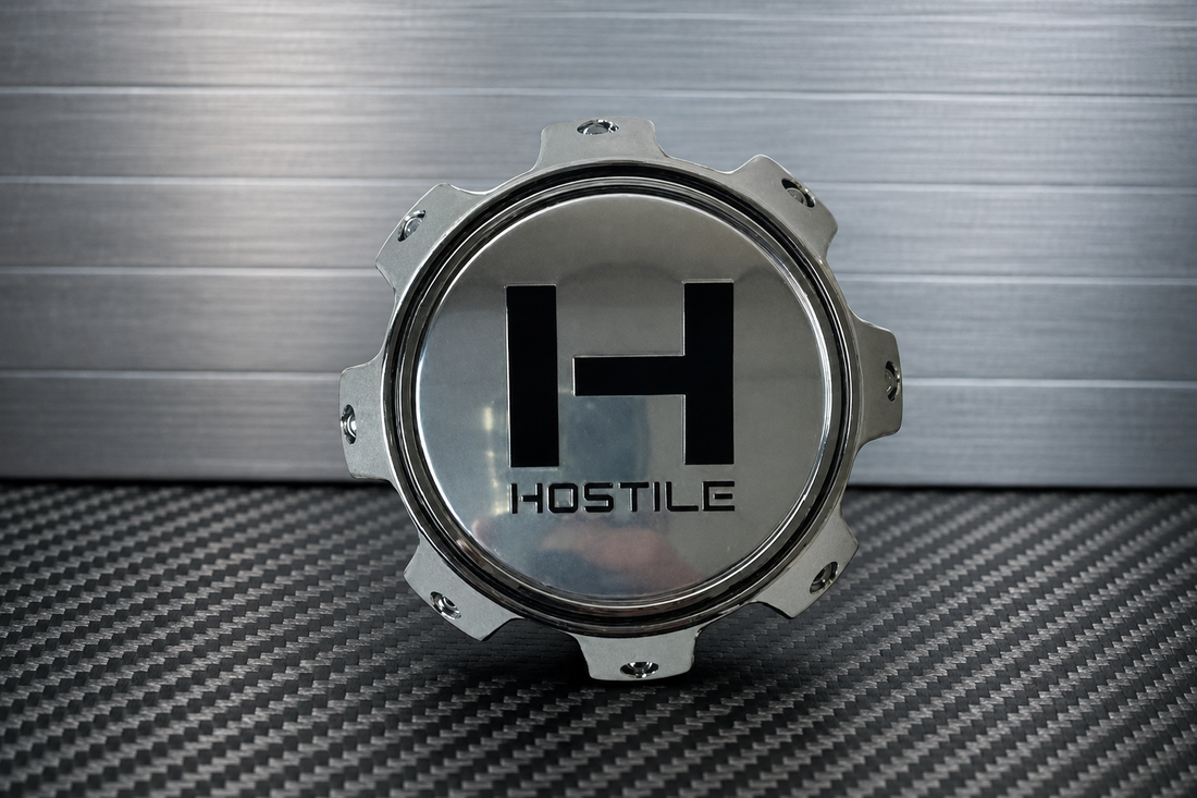 Hostile Wheels 8 Lug Chrome Wheel Center Cap HC-8803 HC-8006 replacement wheel center cap part HC-8803
