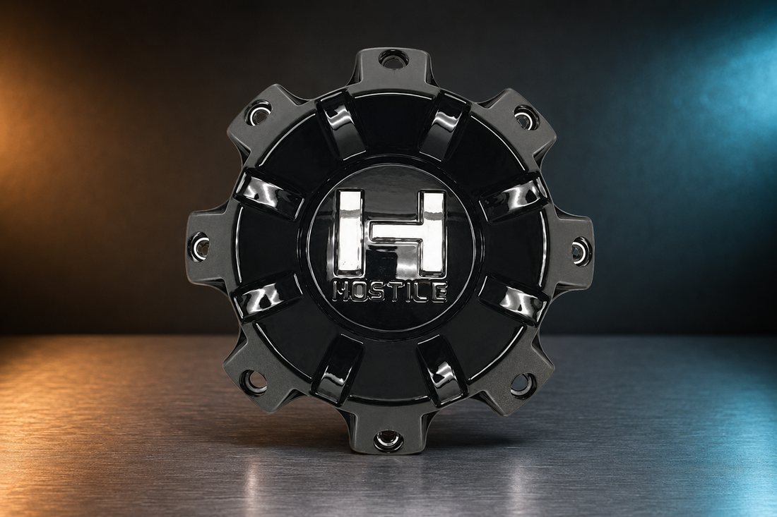 Hostile Gloss Black Wheel Center Cap HC-8002 HC-8001-B replacement wheel center cap part HC-8002