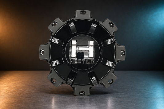 Hostile Gloss Black Wheel Center Cap HC-8002 HC-8001-B replacement wheel center cap part HC-8002