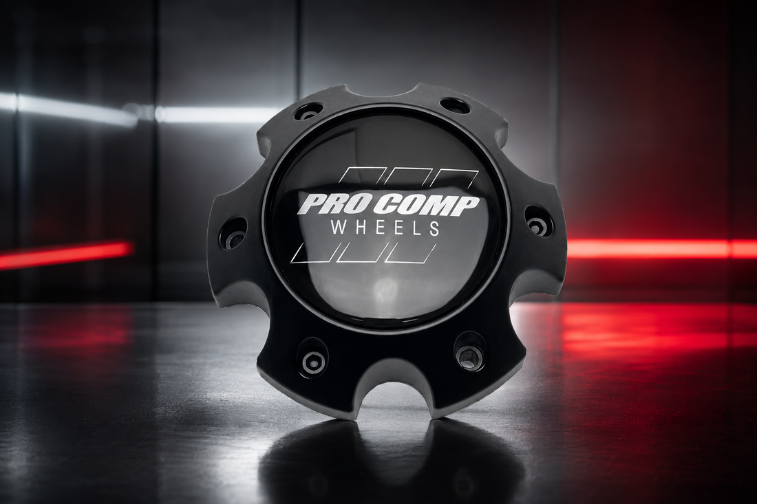 Pro Comp Matte Black 6 Lug Wheel Center Cap 1079L145 513965502 replacement wheel center cap part 1079L145