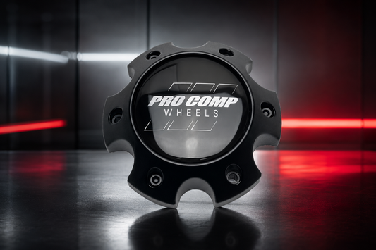 Pro Comp Matte Black 6 Lug Wheel Center Cap 1079L145 513965502 replacement wheel center cap part 1079L145