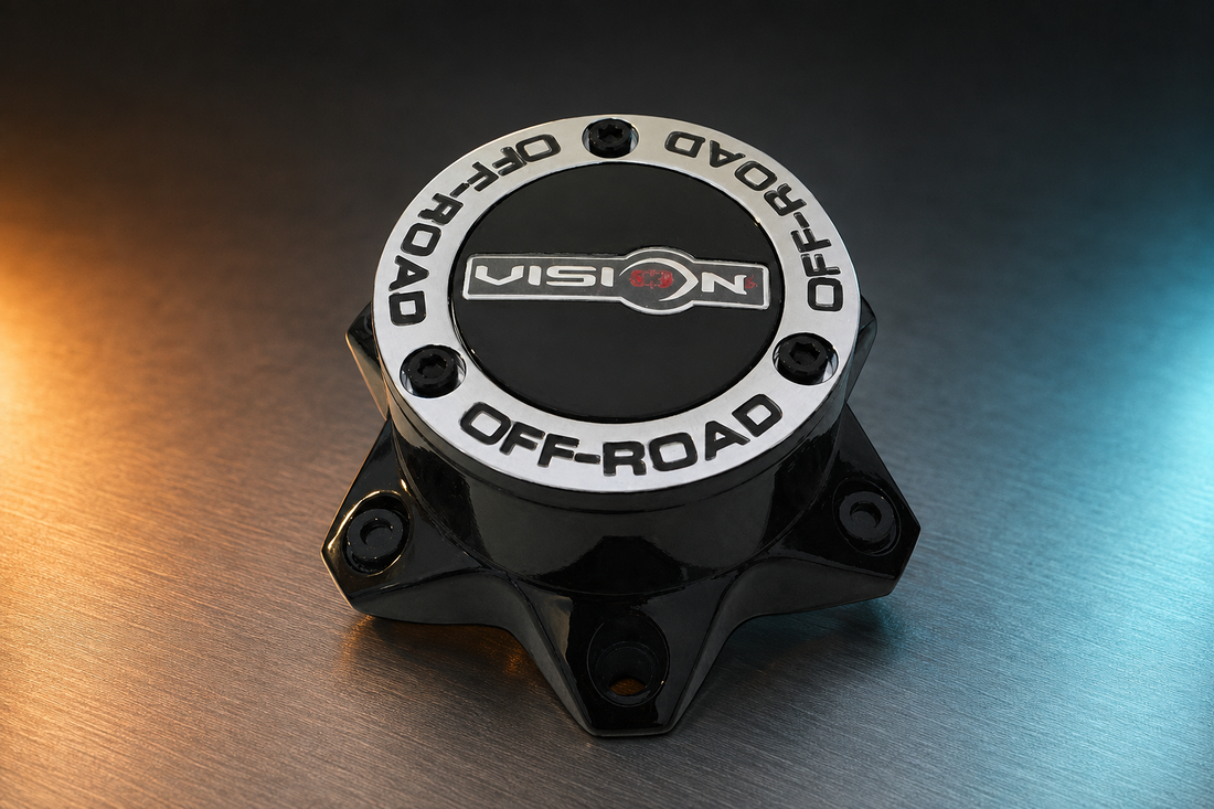 Vision Offroad Wheels C394PLGB-6V LG1303-23 Gloss Black Center Cap replacement wheel center cap part C394PLGB-6V