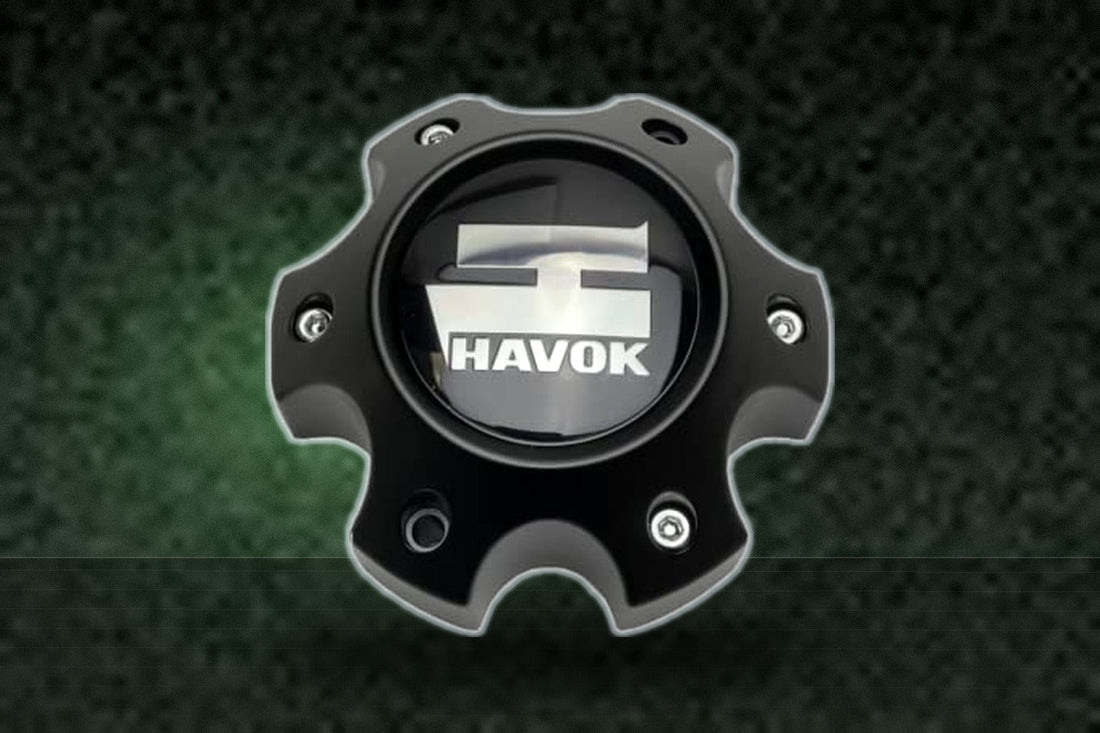 Havok Matte Black Wheel Center Cap CBH06-C1P replacement wheel center cap part CBH06-C1P