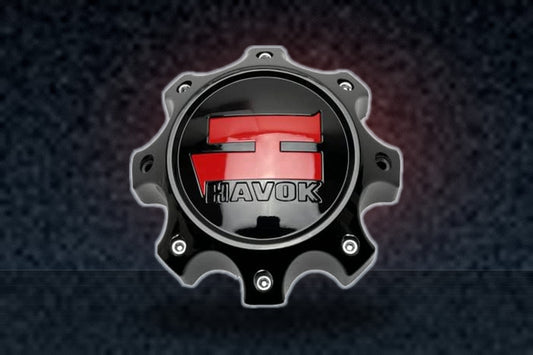 Havok Gloss Black Wheel Center Cap CBH08-B1P CBH08-1P-1 replacement wheel center cap part CBH08-B1P