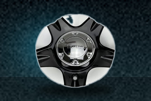 Incubus Alloys Black and Machined Wheel Center Cap EMR500-TRUCK EMR500-CAP-UP replacement wheel center cap part EMR500-TRUCK