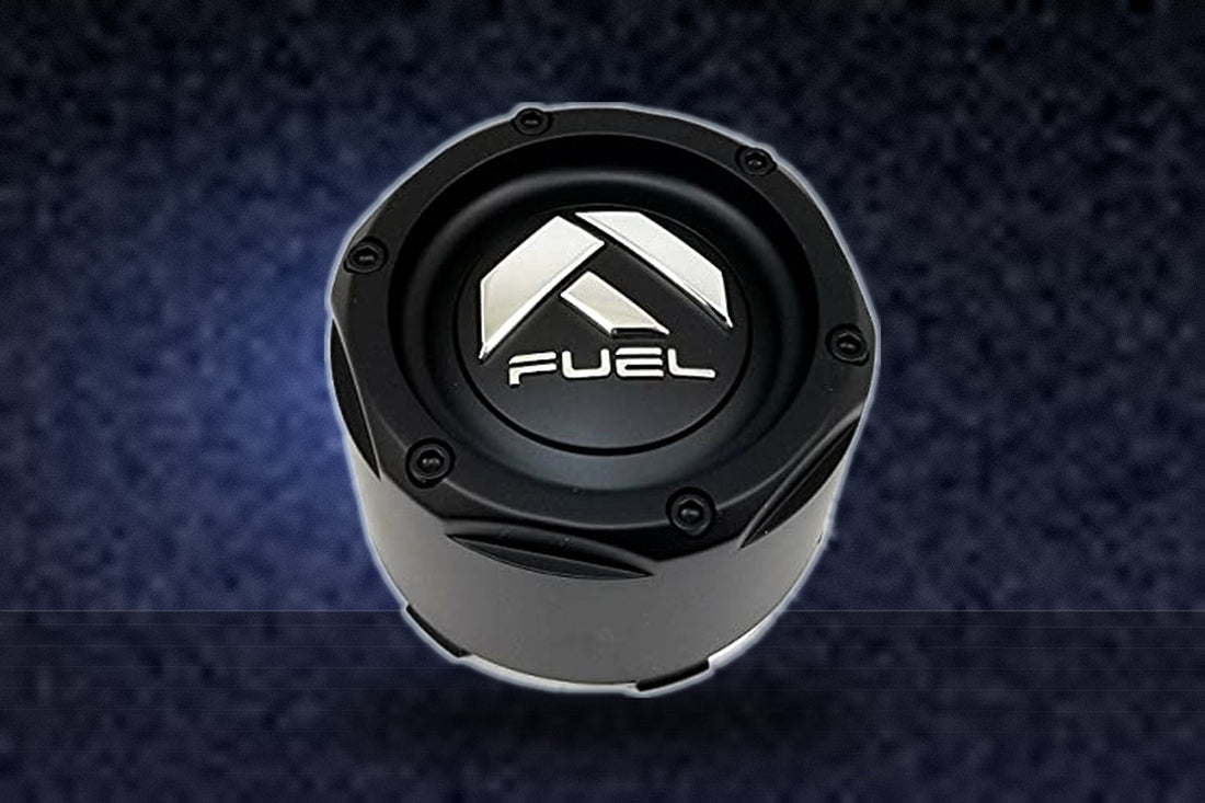 Fuel Matte Black Wheel Center Cap 1003-49TMB 1003-49T 6 and 8 Lug Snap in replacement wheel center cap part 1003-49TMB