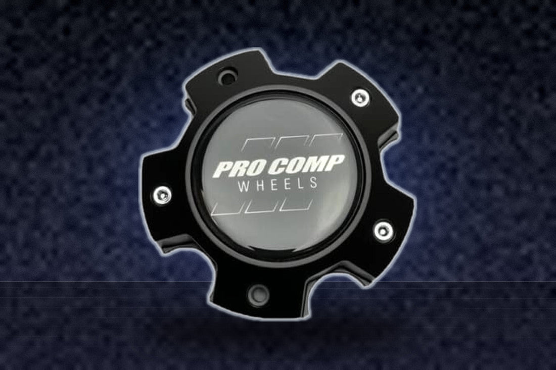 Pro Comp Matte Black Wheel Center Cap 504155542 5041555000 Resin Decal replacement wheel center cap part 504155542