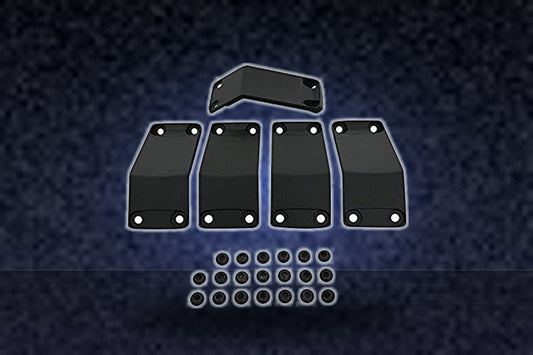 KMC XD Series Rockstar 2 811FIN29018ABS Black Wheel Inserts 20x9 Set of 5 replacement center cap logo / insert part 811FIN29018ABS