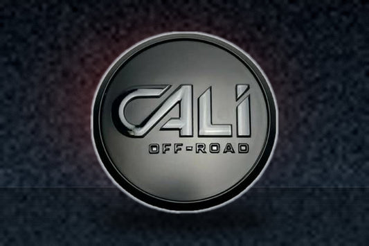 Cali Off-Road Matte Black and Gloss Black Logo Snap in Wheel Center Cap C109109MB02 C147402CAP replacement wheel center cap part C109109MB02