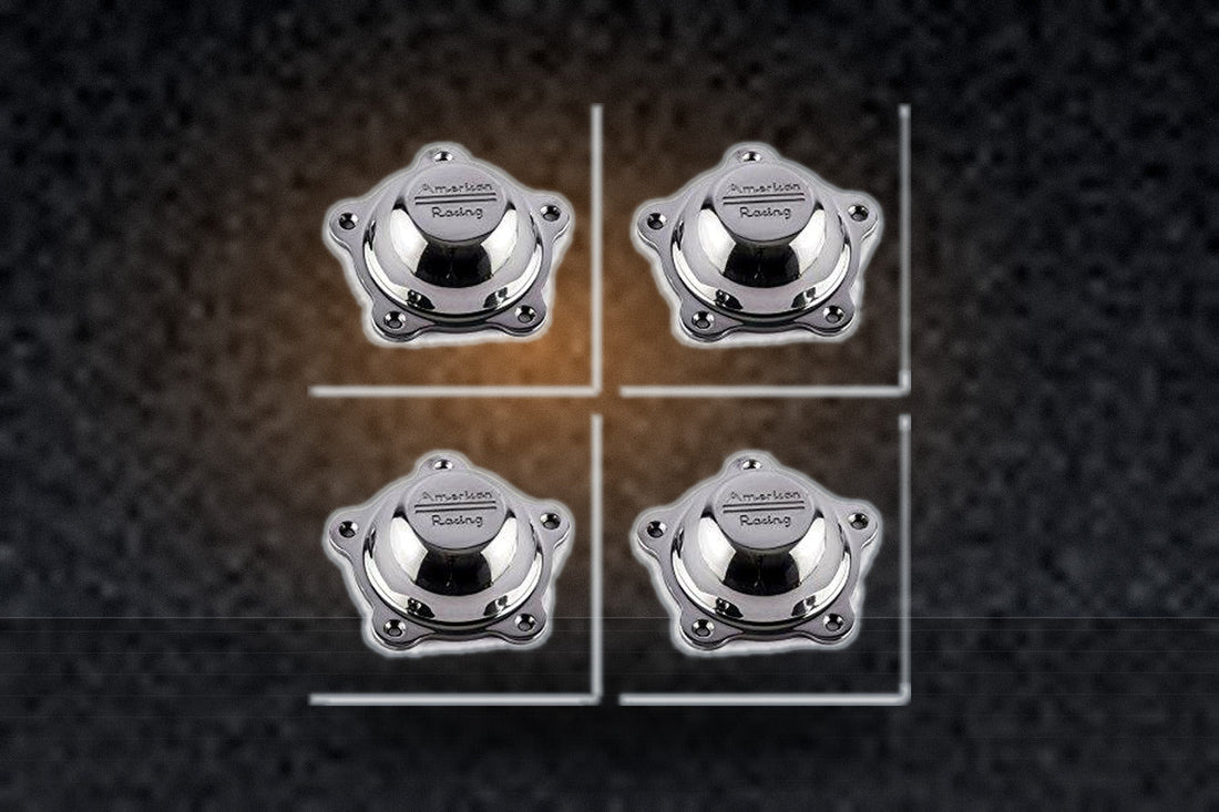 American Racing 4 Pack 3505293 Aluminum Center Cap replacement wheel center cap part 3505293