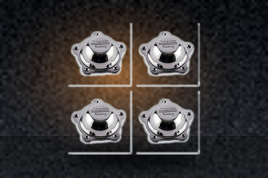 American Racing 4 Pack 3505293 Aluminum Center Cap replacement wheel center cap part 3505293