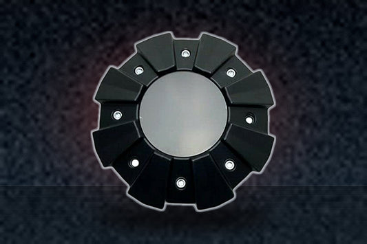 Pro Comp Matte Black No Logo Wheel Center Cap 6033CAP1 replacement wheel center cap part 6033CAP1