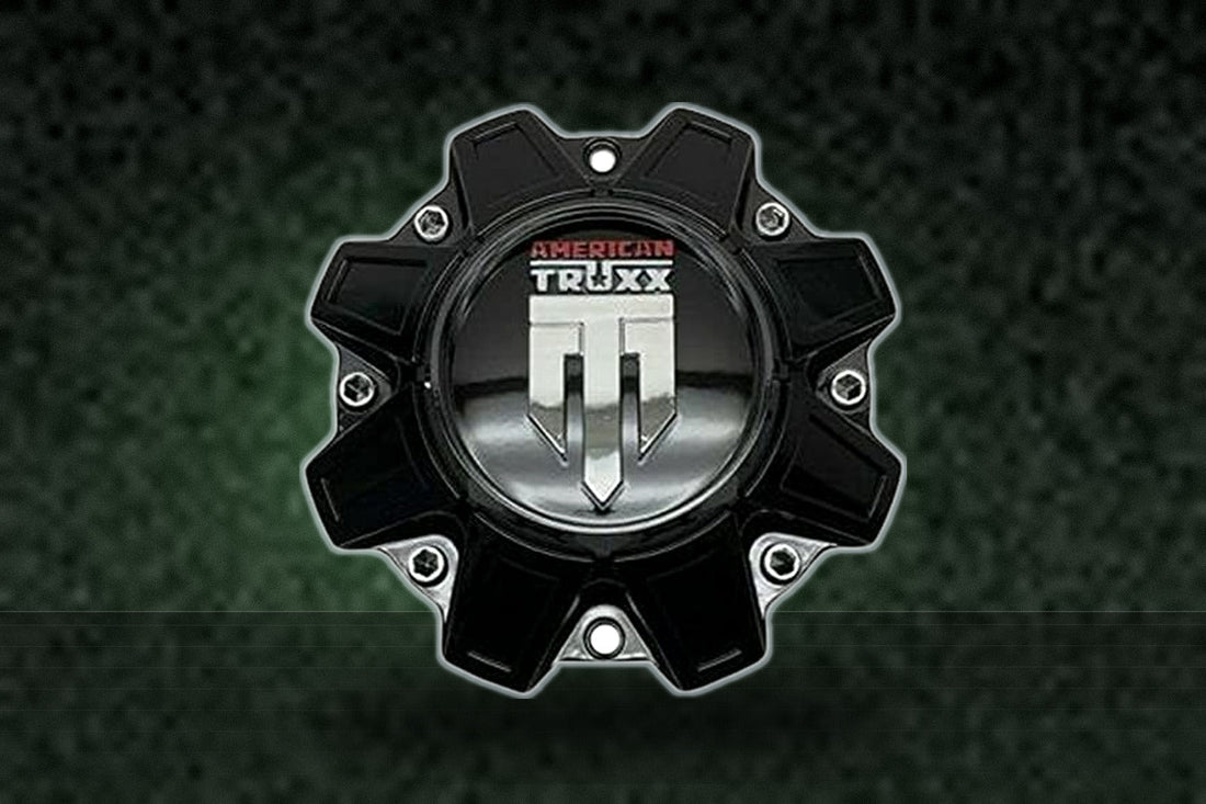 American Truxx Gloss Black Wheel Center Cap C1414-B C1414 C-1414 replacement wheel center cap part C1414-B