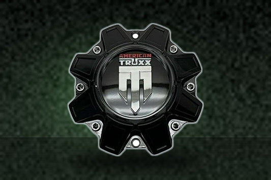 American Truxx Gloss Black Wheel Center Cap C1414-B C1414 C-1414 replacement wheel center cap part C1414-B