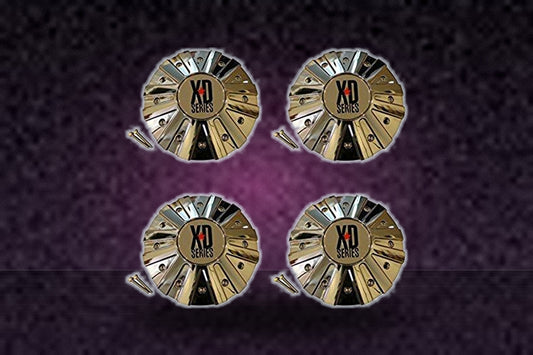 4 x KMC XD Series 778 Monster Chrome Wheel Rim Center Cap 846L215 replacement wheel center cap part 846L215