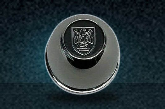Center Line Bullet Style Chrome Snap in Wheel Center Cap C8538 3.3 Inch Overall replacement wheel center cap part C8538