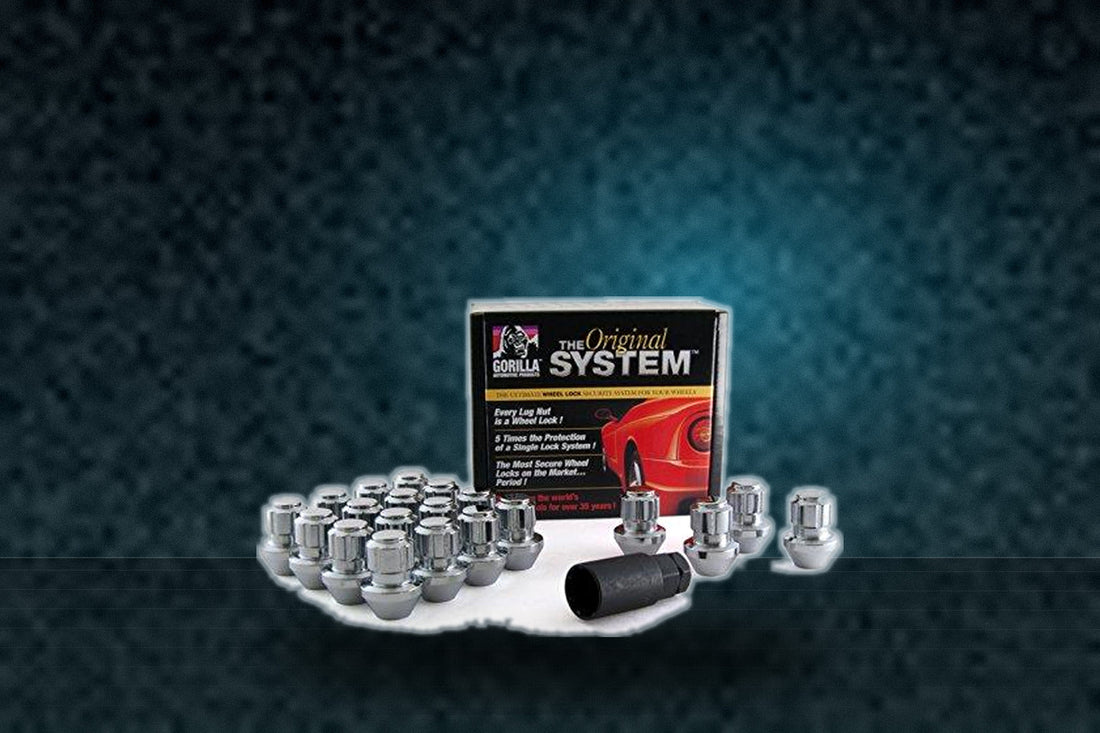 Gorilla Automotive 96643DX Chrome Factory Style Wheel Lock System (14mm x 1.50 Thread Size, 20-Pack) replacement wheel center cap part 96643DX